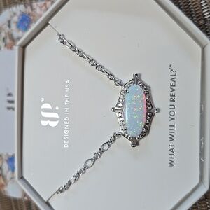 Bomb Party October Opal Necklace